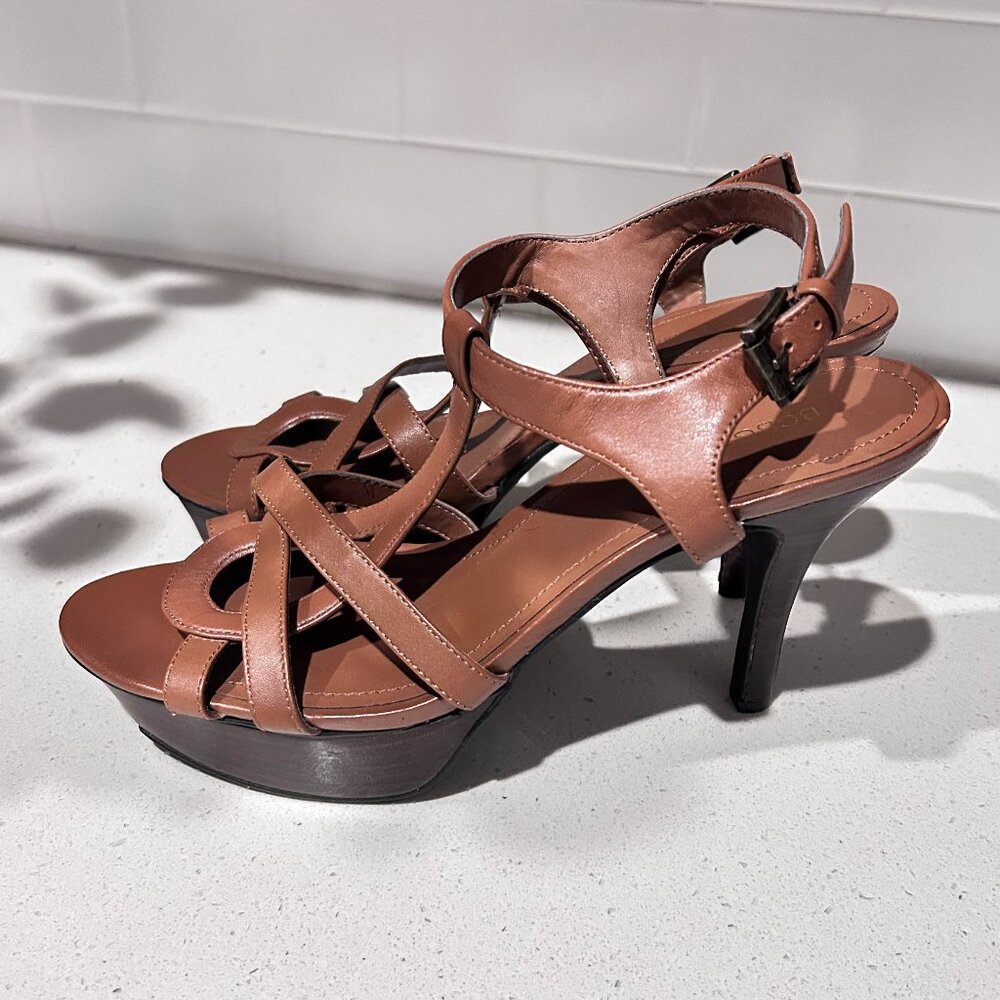 BCBGeneration Peep toe heel Size 9